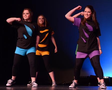 The Jolly Rogerettes perform as a small group at the 14th Annual Variety Show hosted by SAC at the Carl Perkins Civic Center. - Photo by Victoria Stargel