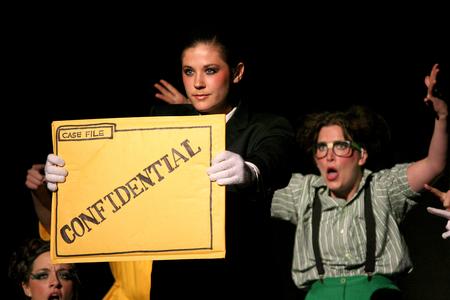 Chi Omega large group performs at the 14th annual Variety Show put on by Student Activities Council. - Photo by Deanna Santangelo