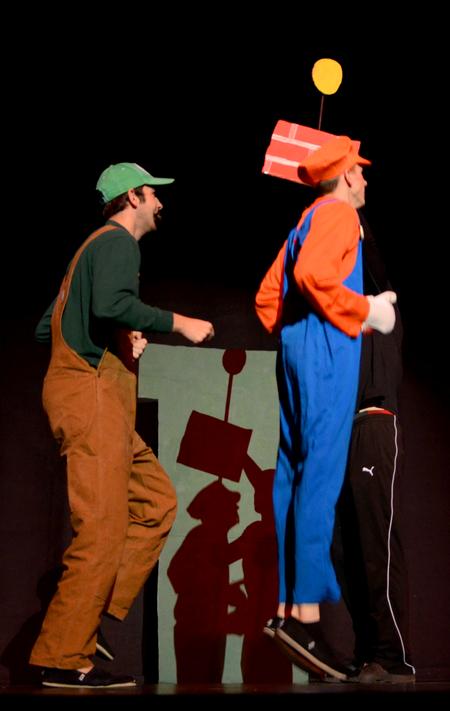 Student Activities Council presents the 14th Annual Variety Show at the Carl Perkins Civic Center, where the men of Lambda Chi Alpha showcase a variety of their skills and talents in a spin off of <em>Super Mario Bros.</em> - Photo by Ebbie Davis
