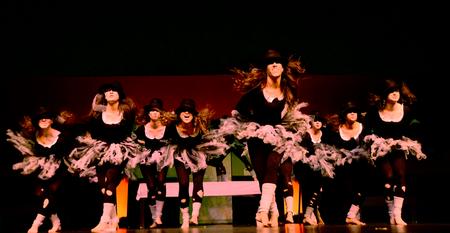 The women of Chi Omega present their 1st place performance of "Clue" at the 14th Annual Variety Show.
 - Photo by Ebbie Davis