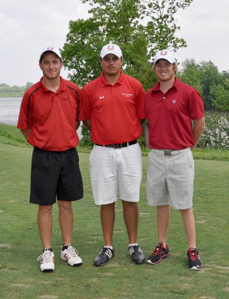 Seniors Micah Gentle (left), Ryan Chandler and Matt Kelley help lead Union to a second straight national tournament. - Photo by Steven Aldridge