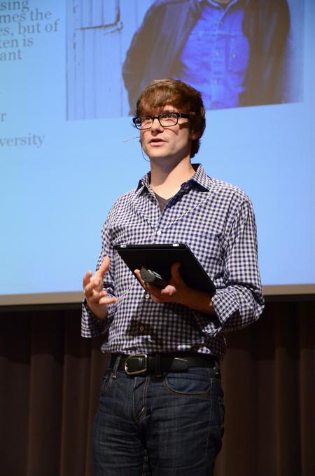 Greg Thornbury, dean of the school of theology and missions, speaks on "The Wisdom of the Egyptians" during a time of worship for new students and their families in the GM Savage Memorial Chapel. - Photo by Jacob Moore
