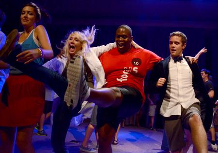 Focus leaders entertain the incoming freshmen at their annual Focus Show. - Photo by Ebbie Davis