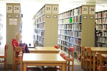 Students study and research in the Emma Waters Summar Library.  - Photo by Kristi McMurry Woody