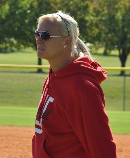 Graduate Assistant Ashton Strode. - Photo by Steven Aldridge