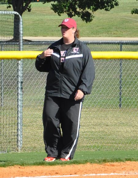 Coach Heather Hall. - Photo by Steven Aldridge