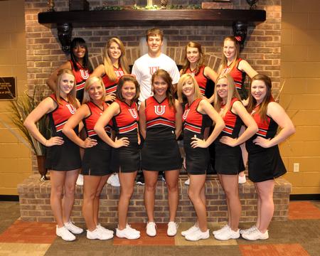 2011-12 Union University Cheerleaders. - Photo by Steven Aldridge