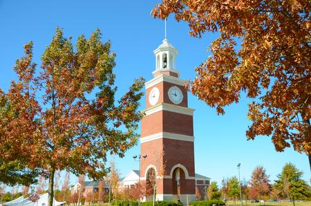 Miller Tower stands tall surrounded by gorgeous Fall trees.  - Photo by Ebbie Davis