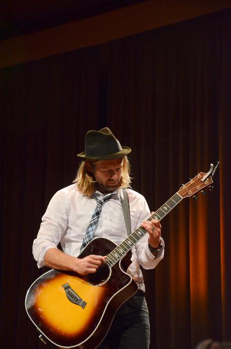 Jon Foreman plays for a full house for the Homecoming Concert. - Photo by Zac Calvert