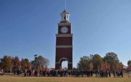 Greek games were held on the great lawn Saturday morning during 2011 Homecoming. - Photo by Morris Abernathy