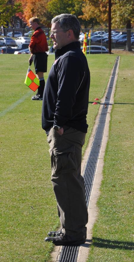 Coach Brandon Boylan. - Photo by Steven Aldridge