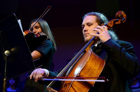 Students in the department of music perform in "A Union Christmas." - Photo by Ebbie Davis