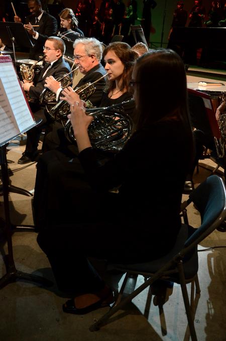 The department of music performs in their annual concert "A Union Christmas." - Photo by Anne Richoux