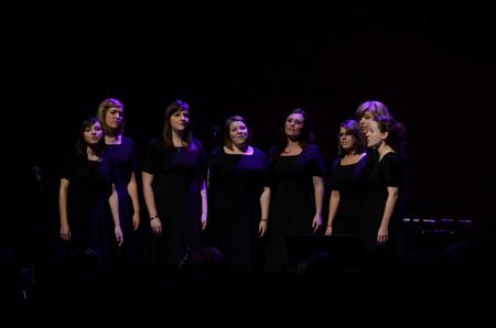 The department of music performs for Union friends and family in "A Union Christmas." - Photo by Anne Richoux