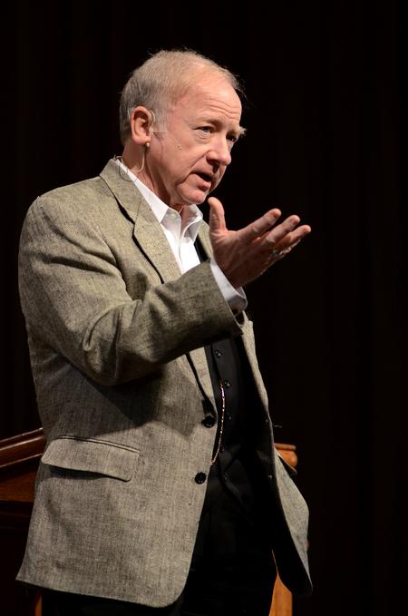 Harry Reeder, pastor of Briarwood Presbyterian Church in Birmingham, speaks to students, faculty, and staff about "The Threefold DNA of a Christian." - Photo by Anne Richoux