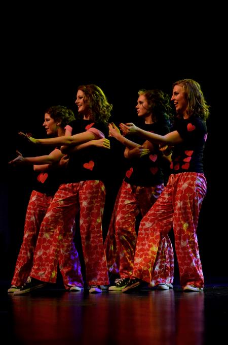 "The Hopeful Rascals" perform in the 15th annual Variety Show, sponsored by Student Activities Council. - Photo by Anne Richoux