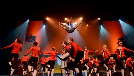 The women of Zeta Tau Alpha perform their "Pirates of the Caribbean" act at the 15th annual Variety Show.  - Photo by Ebbie Davis
