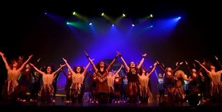 The women of Chi Omega perform at SAC's 15th annual Variety Show. - Photo by Ebbie Davis