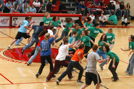 Wild and wacky action from the Wild and Wacky Homecoming Games. - Photo by Kristen Nicole Sayres