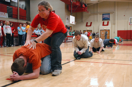 Wild and wacky action from the Wild and Wacky Homecoming Games. - Photo by Kristen Nicole Sayres