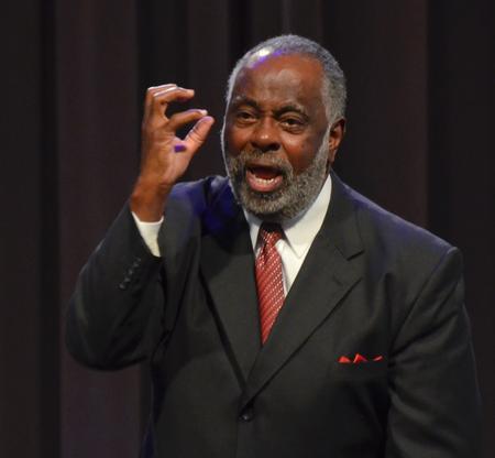 JACKSON, Tenn. – September 7, 2012– Robert Smith, professor of preaching at Beeson Divinity School in Birmingham, Ala., speaks in chapel. - Photo by Morris Abernathy