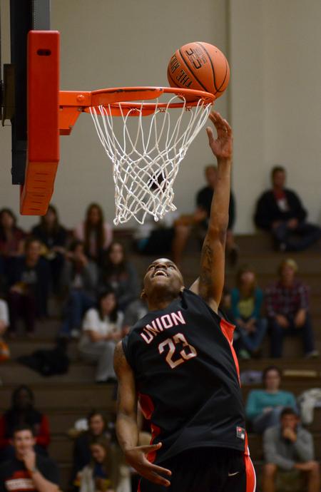 Corieon Pearson goes up for a dunk during Bulldog Madness. - Photo by Jacob Moore