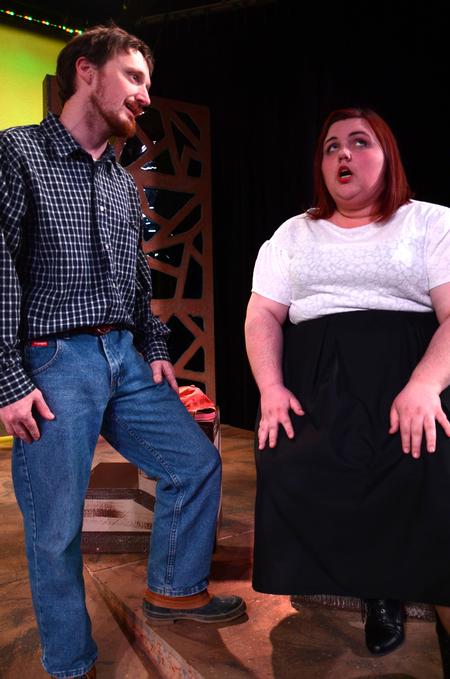 Students perform in Cotton Patch Gospel in the W.D. Powell Theatre.  - Photo by Olivia Wallace