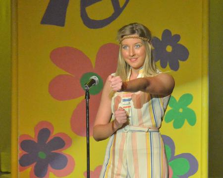The Hopeful Rascals performs as the first small group in the 16th annual Variety Show, presented by the Student Activities Council. - Photo by Morris Abernathy