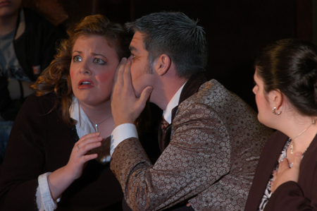 Action from the Opera Workshop production of <i>Gianni Schicchi</i>. - Photo by Justin Veneman