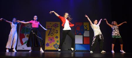 The Hopeful Rascals covered many decades of music during their Variety Show performance, including Michael Jackson's "Beat It."  - Photo by Jacob Moore