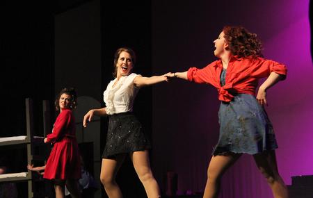 Women of Chi Omega perform during the 16th annual Variety Show at the Carl Perkins Civic Center - Photo by Matt McDaniel