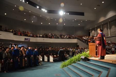 JACKSON, Tenn. – July 27, 2013– Nearly 200 students graduated from Union University July 27, during the summer commencement service of the 188th graduating class at West Jackson Baptist Church.   - Photo by Morris Abernathy