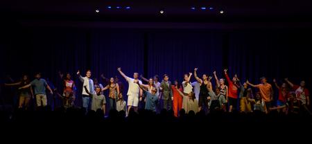 Focus Leaders finish out the Focus Show with the song "Butterfly Kisses." - Photo by Anne Richoux
