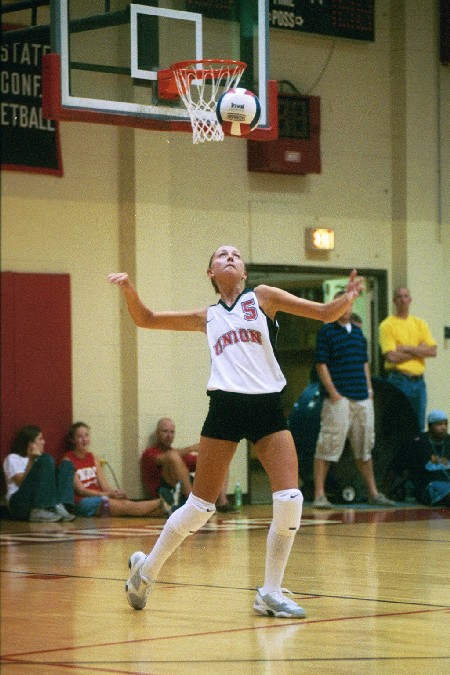 No. 5 Andrea Darr (senior from Swansea, IL) - Photo by Jim Veneman