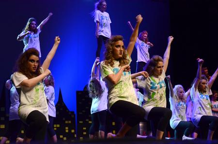 Zeta Tau Alpha performs in the 17th Annual Variety Show. - Photo by MiKalla Cotton