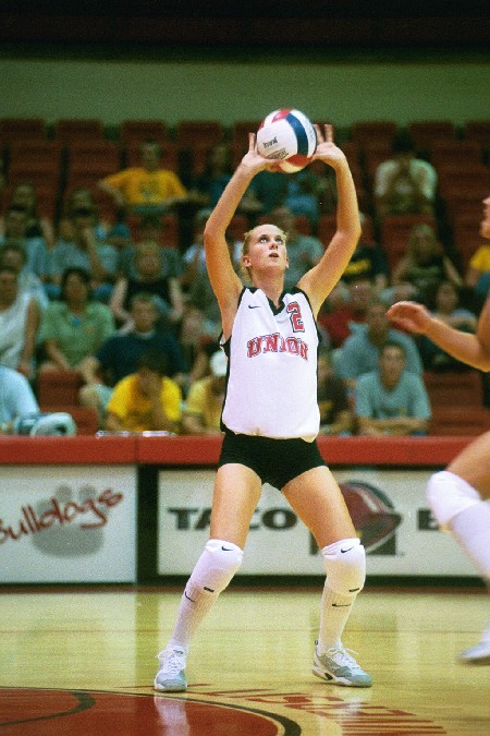 No. 2 Erin Bayne (junior, Troy, IL) leads Union in assits - Photo by Jim Veneman