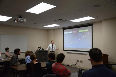 Ben Wright makes his presentation during the 2014 Symposium - Photo by Amanda Rohde