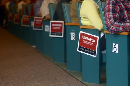 Union University welcomes over seventy prospective students to chapel for Preview Day. - Photo by Amanda Rohde