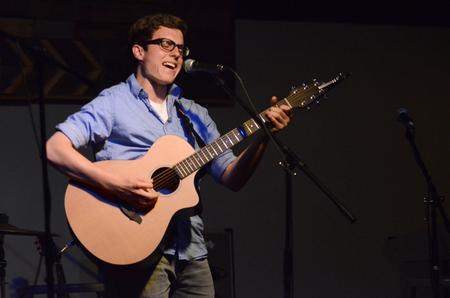 Students get to show off their talents during Barefoots Joe's Open Mic Night.  - Photo by MiKalla Cotton
