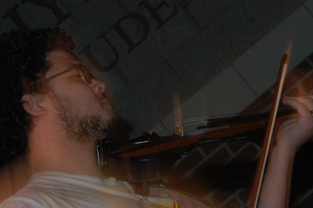 Alumnus Allan Wong of greenwood plays during Fall Fest '04. - Photo by Jonathan Blair