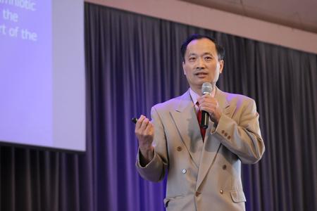 Ming Wang, director of Wang Vision 3D Cataract and LASIK Center, shared his amazing story of escaping communist China and achieving the American dream. - Photo by Sol Bee Park