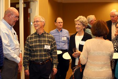 Alumni gather for the Decades Reunion during Homecoming. This event was attended by graduates between 1956-1966. - Photo by Kristi McMurry Woody