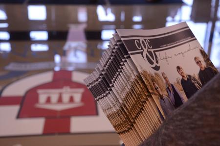 Cardinal & Cream release their Fall 2015 magazine during the grand opening of The Logos. - Photo by MiKalla Cotton