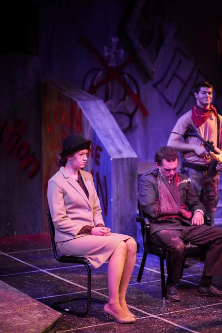 Students perform in The Queen and the Rebels. - Photo by Kristi McMurry Woody