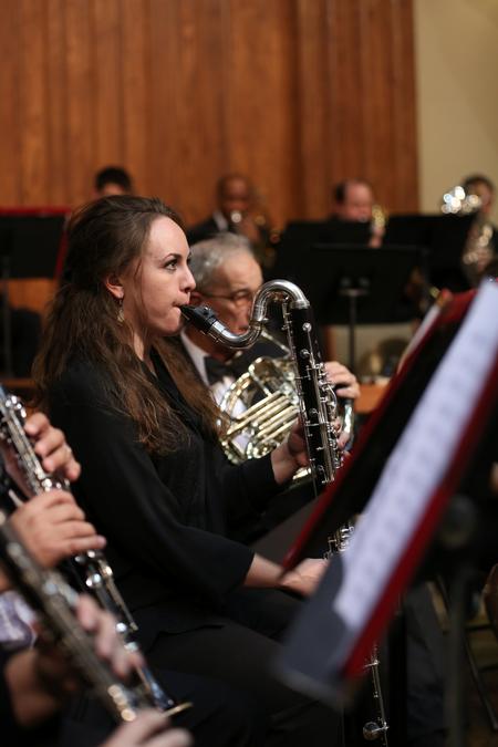 Symphonic Band performs in the annual fall concert at First Baptist Church. - Photo by Kristi McMurry Woody