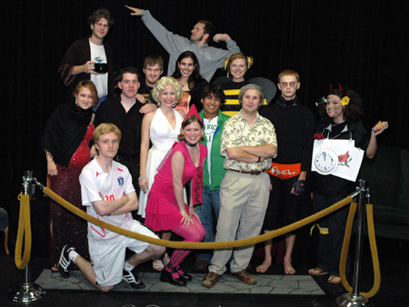 Alpha Psi Omega showed off their costuming creatvity at Cafe Bongo. - Photo by Amanda Herron