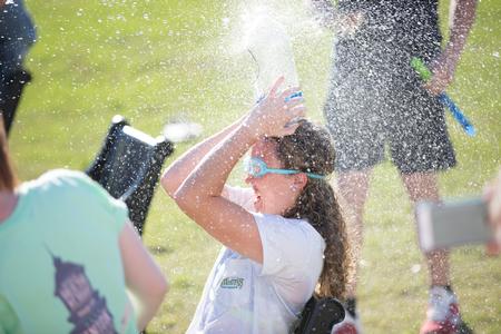 Res Life students play fun games as part of the annual Field Day event. - Photo by Kristi McMurry Woody