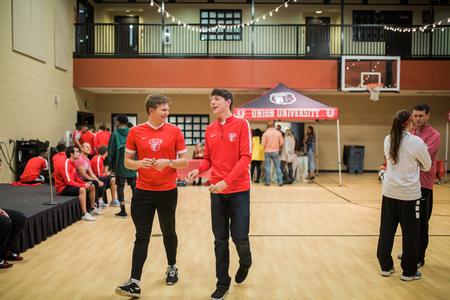 Athletes meet in the Bowld Gym for a homecoming pep rally.  - Photo by Kristi McMurry Woody