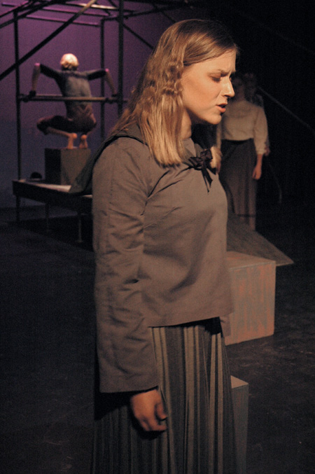 Jared New, Jill Casey, Emily Brown & Patrick Myers perform in <i>Metamorphasis</i>. - Photo by Alaina Kraus