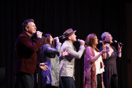 Travis Cottrell and Friends perform for the annual Booster Club fundraiser that benefits Union University Athletics. - Photo by Kristi McMurry Woody